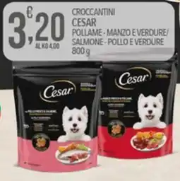 Iper Nonna Isa Crocchettini Cesar Pollame - Manzo e Verdure / Salmone - Pollo e Verdure offerta