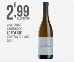 Iper Nonna Isa Vino Pinot Grigio DOC Le Folate offerta