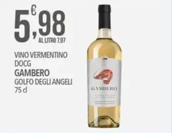 Iper Nonna Isa Vino Vermentino DOCG Gambero offerta