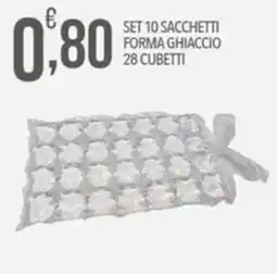 Iper Nonna Isa Set 10 sacchetti forma ghiaccio offerta
