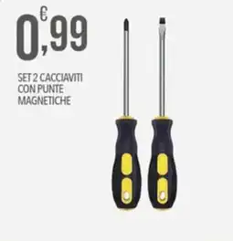 Iper Nonna Isa Set 2 cacciaviti con punte magnetiche offerta