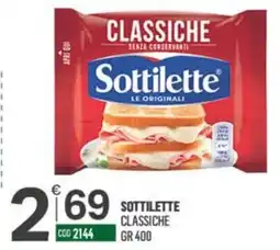 Tutto Risparmio Cash&Carry Sottilette classiche offerta