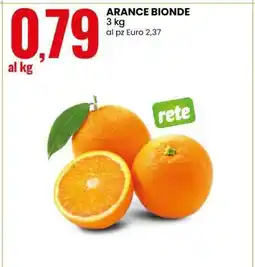 Eurospin ARANCE BIONDE offerta