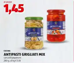 ALDI CUCINA ANTIPASTI GRIGLIATI MIX offerta
