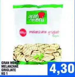 Bitar Gran Menu melanzane grigliate offerta