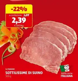 ALDI IL PODERE SOTTILISSIME DI SUINO offerta