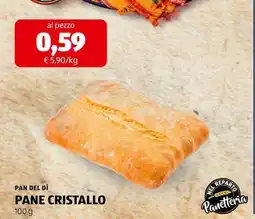 ALDI PANE CRISTALLO offerta