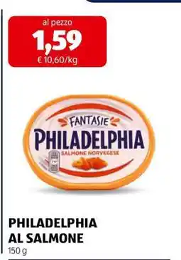 ALDI PHILADELPHIA al salmone offerta
