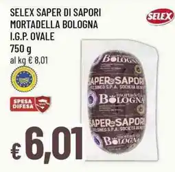 Famila Superstore Selex saper di sapori mortadella bologna offerta