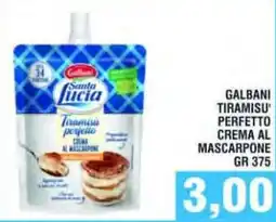 Bitar Galbani Santa Lucia Tiramisu perfetto crema al mascarpone offerta
