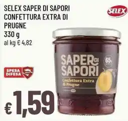 Famila Superstore Saper di sapori confettura extra di prugne offerta