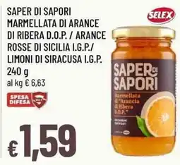 Famila Superstore Saper di sapori marmellata di arance di ribera d.o.p. offerta