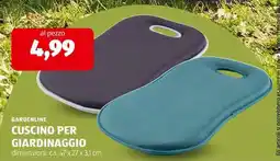 ALDI CUSCINO PER GIARDINAGGIO offerta