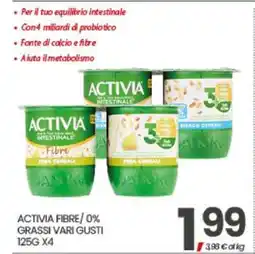 Eurospar ACTIVIA FIBRE/ 0% GRASSI VARI GUSTI offerta