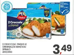 Eurospar 2 CROCCOLE FINDUS LE ORIGINALI/AI SEMI/AGLI SPINACI offerta