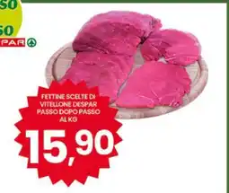Eurospar Fettine Scelte di Vitellone Despar offerta
