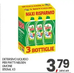 Eurospar DETERSIVO LIQUIDO PER PIATTI NIELSEN LIMONE offerta