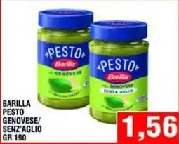 Bitar Barilla pesto genovese senza aglio offerta