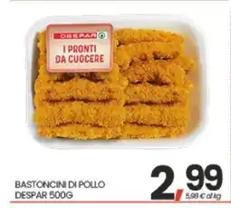 Eurospar BASTONCINI DI POLLO DESPAR 500G offerta