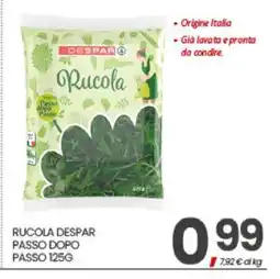 Eurospar RUCOLA DESPAR PASSO DOPO PASSO 125G offerta