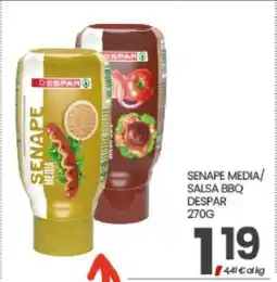 Eurospar SENAPE MEDIA/SALSA BBQ DESPAR offerta