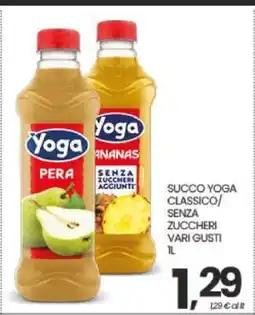 Eurospar SUCCO YOGA CLASSICO/SENZA ZUCCHERI VARI GUSTI offerta