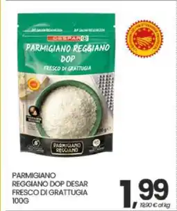 Eurospar PARMIGIANO REGGIANO DOP DESAR FRESCO DI GRATTUGIA 100G offerta