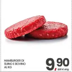 Eurospar HAMBURGER DI SUINO E BOVINO AL KG offerta