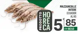 Tutto Risparmio Cash&Carry Mazzancolle intere ecuador offerta