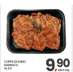 Eurospar COPPA DI SUINO MARINATA AL KG offerta