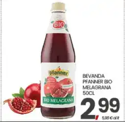 Eurospar BEVANDA PFANNER BIO MELAGRANA 50CL offerta