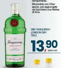 Eurospar GIN TANQUERAY LONDON DRY 70CL offerta