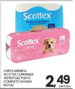Eurospar CARTA IGENICA SCOTTEX L'ORIGINALE offerta