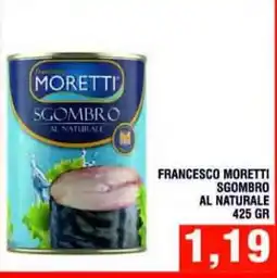 Bitar Francesco Moretti Sgombro al naturale offerta