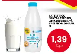 Eurospar LATTE FRIGO SENZA LATTOSIO ALTA DIGERIBILITÀ FREE FROM DESPAR 1L offerta
