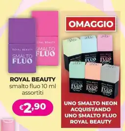 Acqua & Sapone ROYAL BEAUTY smalto fluo 10 ml assortiti offerta