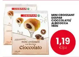 Eurospar MINI CROISSANT DESPAR CIOCCOLATO/ALBICOCCA 150G offerta