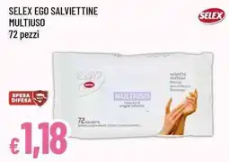 Famila Superstore Selex ego salviettine multiuso offerta