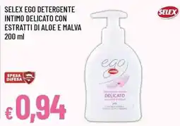 Famila Superstore Selex ego detergente intimo delicato offerta