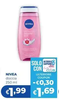Acqua & Sapone NIVEA doccia 250 ml offerta