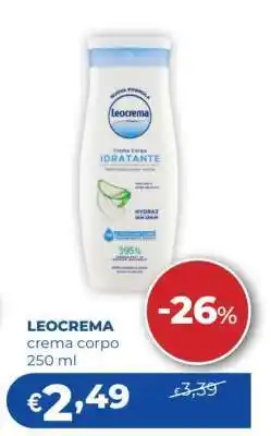 Acqua & Sapone LEOCREMA crema corpo 250 ml offerta