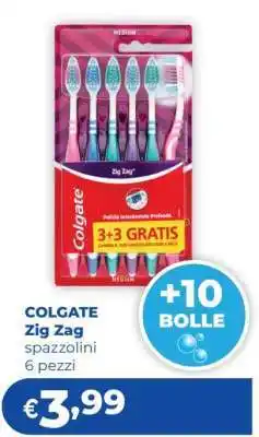 Acqua & Sapone COLGATE Zig Zag spazzolini 6 pezzi offerta