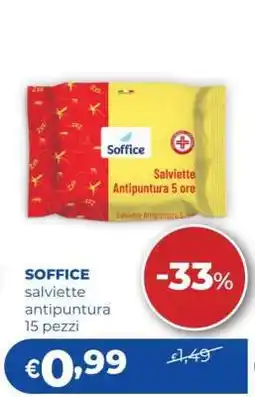 Acqua & Sapone SOFFICE salviette antipuntura 15 pezzi offerta