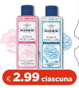 Acqua & Sapone Acqua alle Rose Acqua Micellare offerta