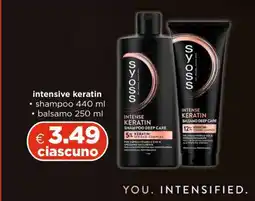 Acqua & Sapone Syoss Intense Keratin offerta