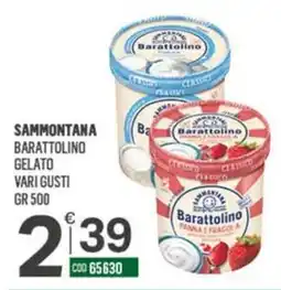 Tutto Risparmio Cash&Carry Sammontana Barattolino gelato offerta