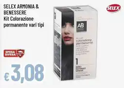 Famila Superstore Selex Armonia & Benessere Kit Colorazione permanente vari tipi offerta