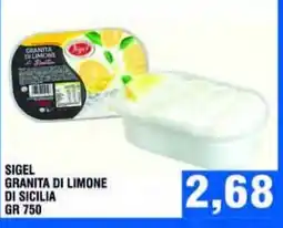 Bitar Sigel granita di limone offerta