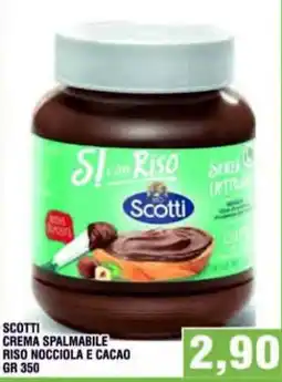 Bitar Scotti crema spalmabile riso nocciola e cacao offerta