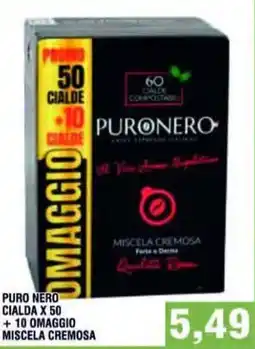 Bitar Puronerò miscela cremosa offerta